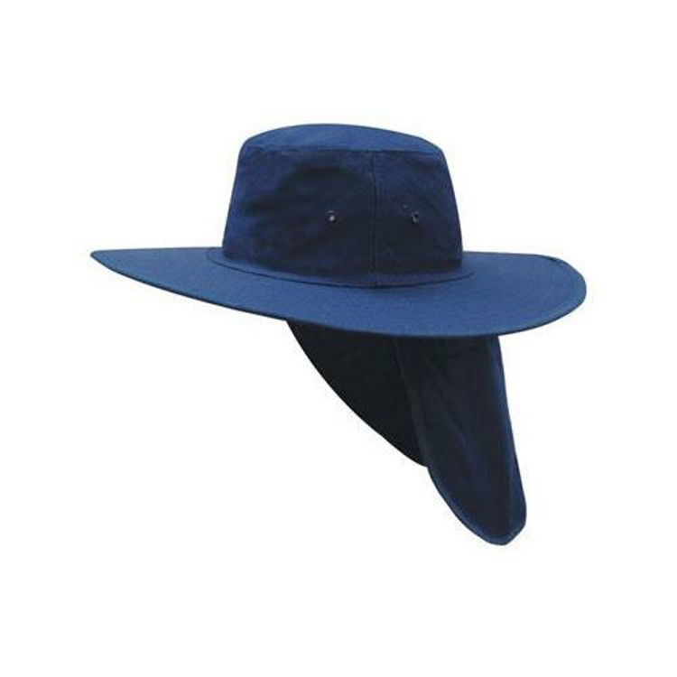 Picture of Canvas Sun Hat with Flap