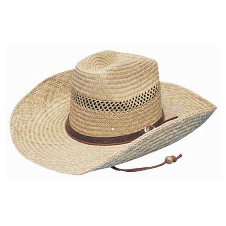 Picture of Cowboy Straw With Leather Band