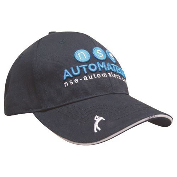 Picture of Custom Promotional Golf Cap - 6 Panel Chino Twill