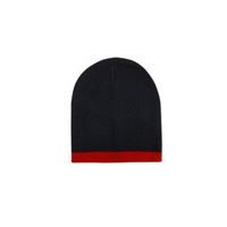 Picture of Roll Down Two Tone Acrylic Beanie