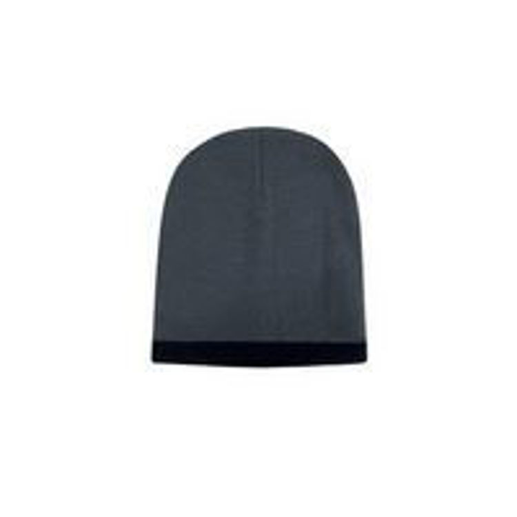 Picture of Roll Down Two Tone Acrylic Beanie