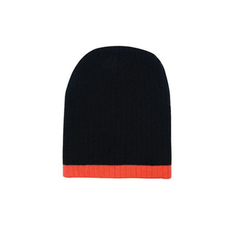 Picture of Two Tone Cable Knit Beanie