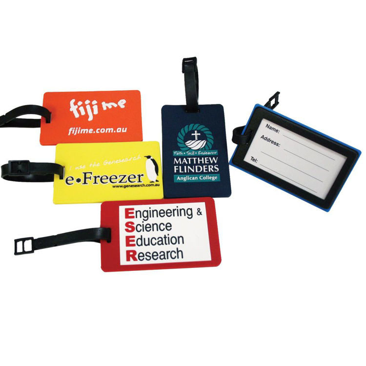 Picture of Custom PVC Luggage Tag - Original Rectangle Design