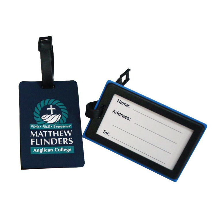 Picture of Custom PVC Luggage Tag - Original Rectangle Design