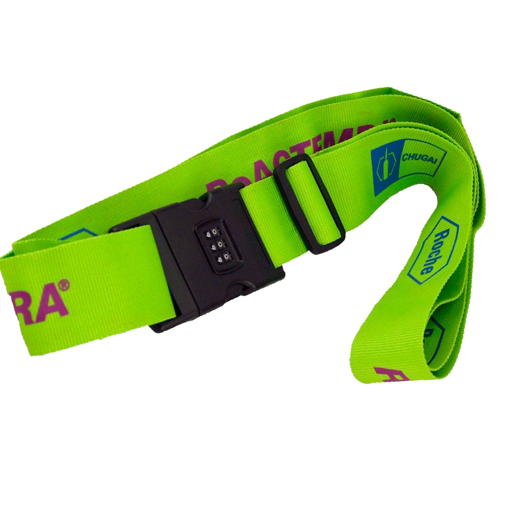 Custom Luggage Strap with Combo Lock