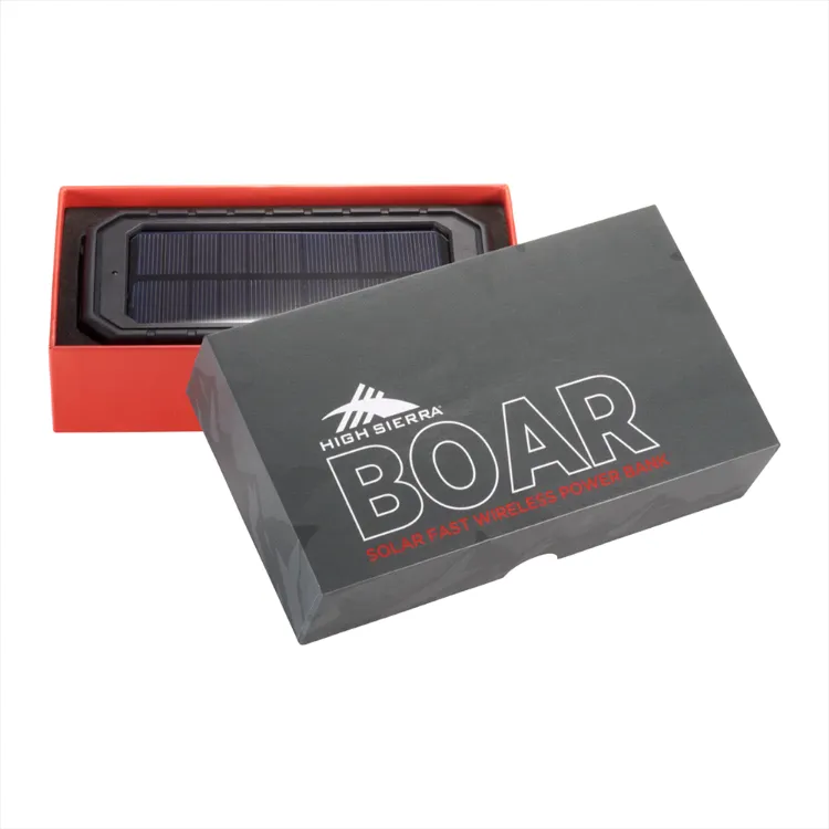 Picture of High Sierra® IPX 5 Solar Fast Wireless Power Bank