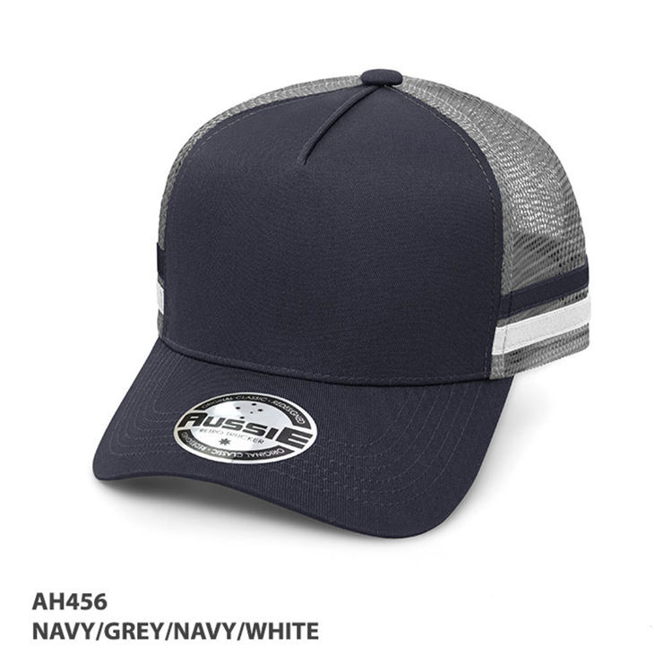 Picture of A-Frame Striped Country Trucker Cap