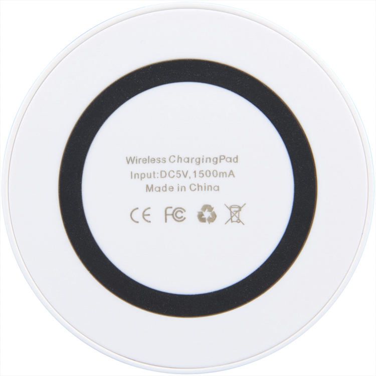 Picture of Freal Wireless Charging Pad, White/Solid Black