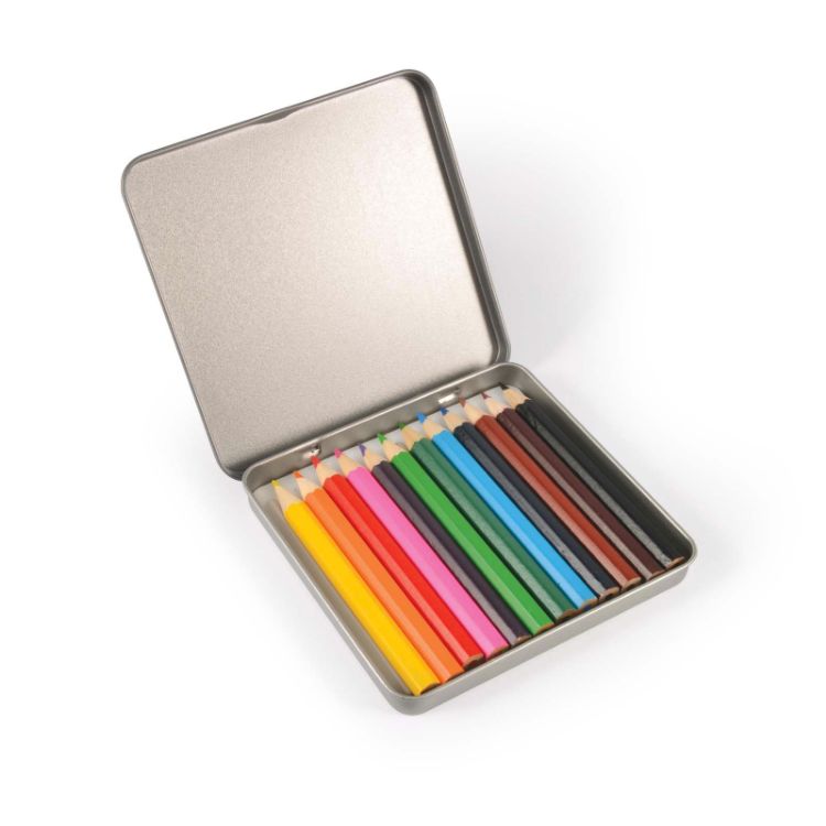 Picture of Doodle 12 Pencils in Tin