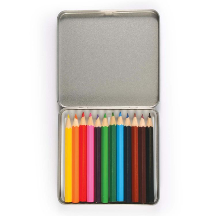 Picture of Doodle 12 Pencils in Tin