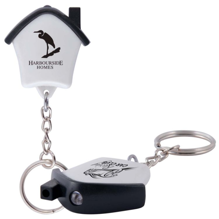 Picture of Mini House Flashlight Keytag