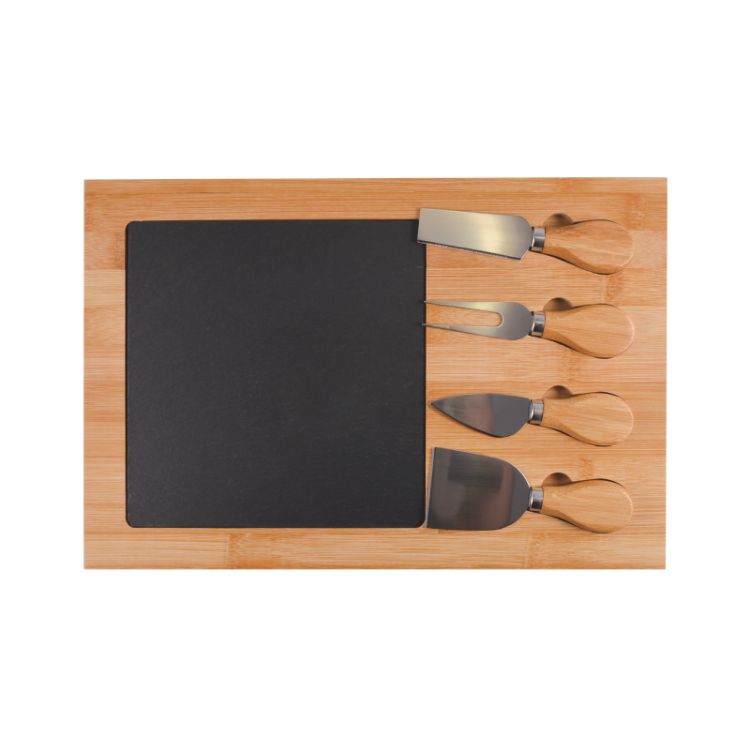 Picture of Mosaic Bamboo Slate Cheese Board
