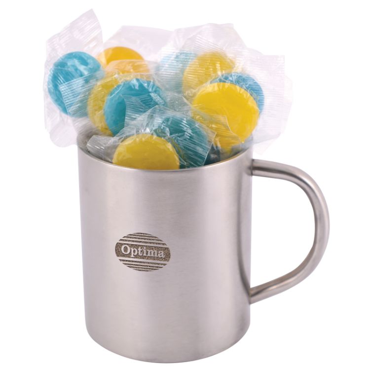 Picture of Corporate Colour Lollipops in Java Mug