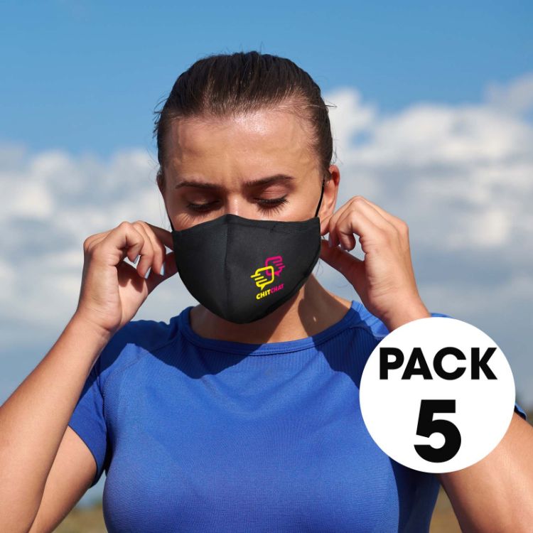 Picture of 5 Pack - Comfort Face Masks