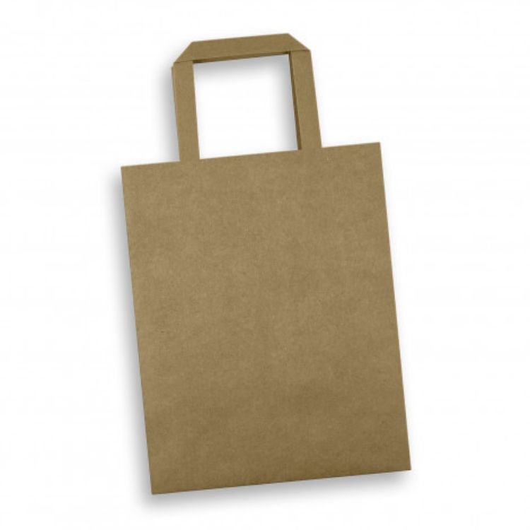 Picture of Medium Flat Handle Paper Bag Portrait