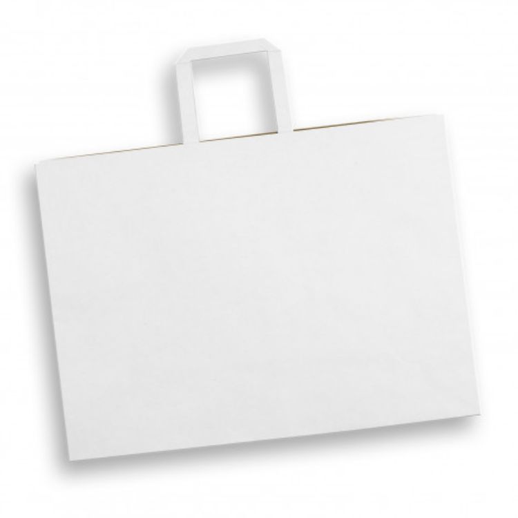 Picture of Extra Large Flat Handle Paper Bag Landscape