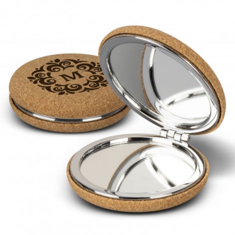 Picture of Cork Compact Mirror