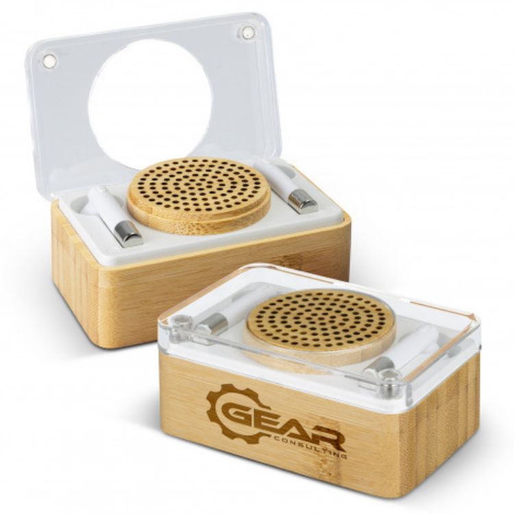 Picture of Bamboo Wireless Speaker & Earbud Set