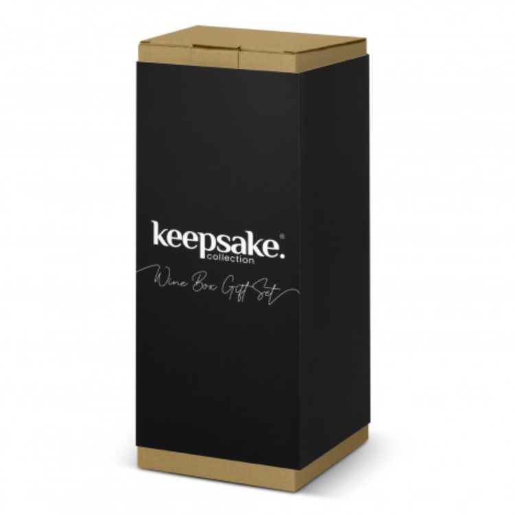 Picture of Keepsake Wine Box Gift Set