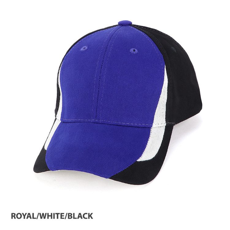 Tribeca HBC 3Tone Design Cap - royal/white/black