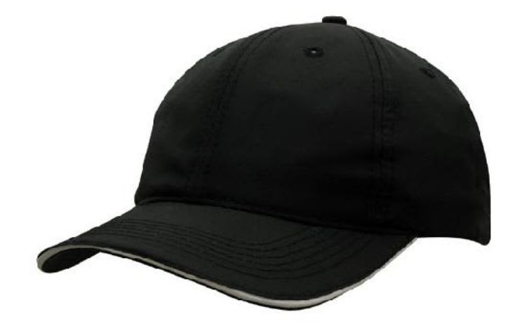 Picture of Spring Woven Fabric Cap with Wind Strap & Clip