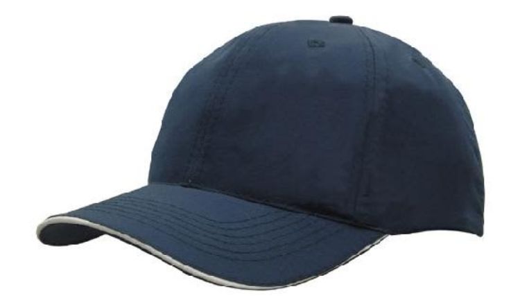 Picture of Spring Woven Fabric Cap with Wind Strap & Clip