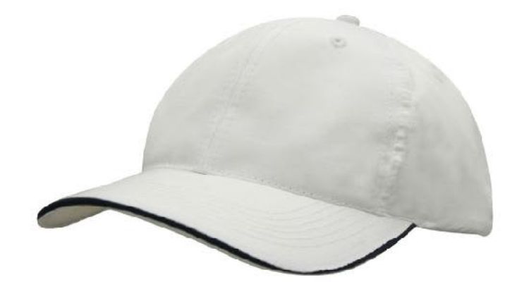 Picture of Spring Woven Fabric Cap with Wind Strap & Clip