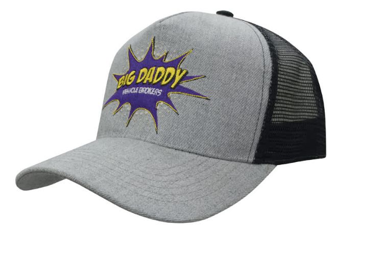 Picture of Grey Marle American Twill with Mesh Back