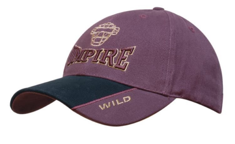 Picture of Brushed Heavy Cotton Cap with Indent Peak