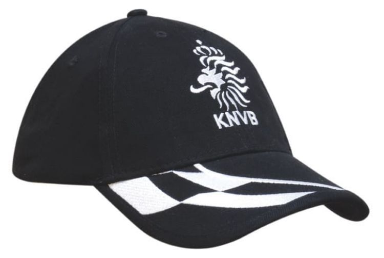 Picture of Brushed Heavy Cotton Cap Check Embroidered to Peak