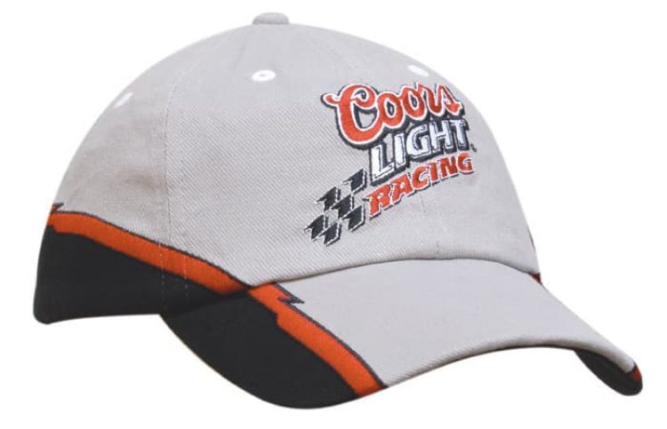 Picture of Brushed Heavy Cotton Cap with Contrasting Trim & Flash Embroidery
