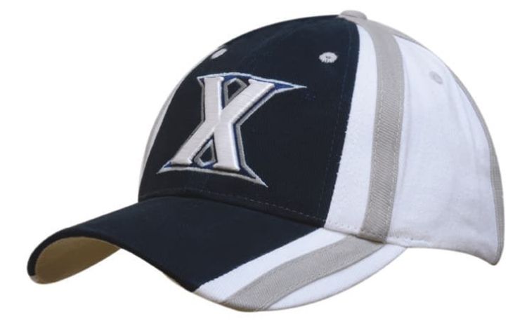 Picture of Brushed Heavy Cotton Cap with Indented Contrasting Panels