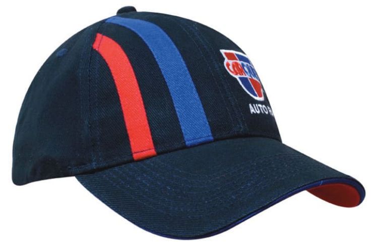 Picture of Brushed Heavy Cotton Cap with Thin Trim over Crown
