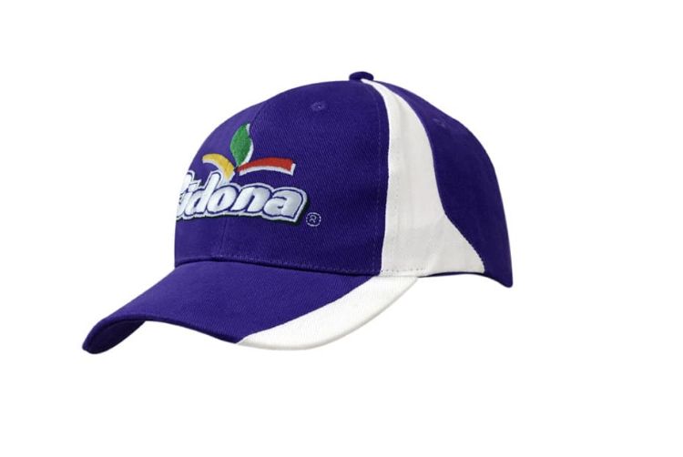 Picture of Brushed Heavy Cotton Cap with Fabric Inserts on Crown & Peak
