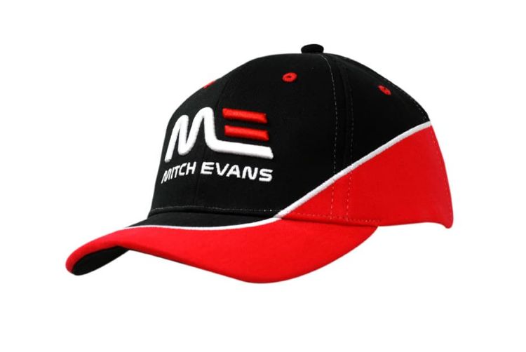 Picture of Brushed Heavy Cotton Cap with Inserts & Embroidery on Crown & Peak