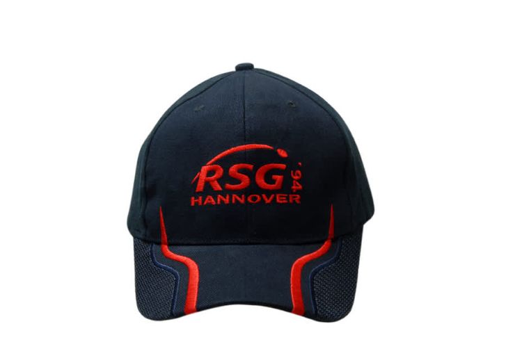 Picture of Brushed Heavy Cotton Cap with Peak Mesh Inserts/Embroidery