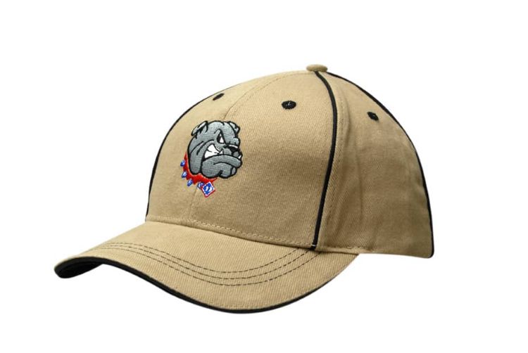 Picture of Brushed Heavy Cotton Cap with Sandwich Trim & Crown Piping