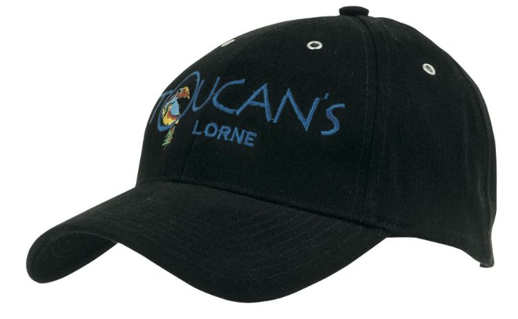 Picture of Brushed Heavy Cotton Cap with Metal Eyelets & Buckle