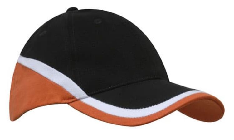 Picture of Brushed Heavy Cotton Tri-Coloured Cap
