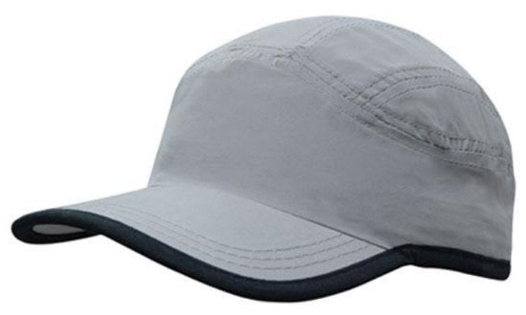Picture of Microfibre Sports Cap with Trim on Edge of Crown & Peak