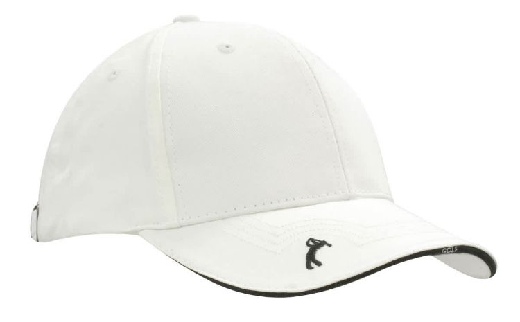 Picture of Chino Twill Golf Cap with Peak Embroidery