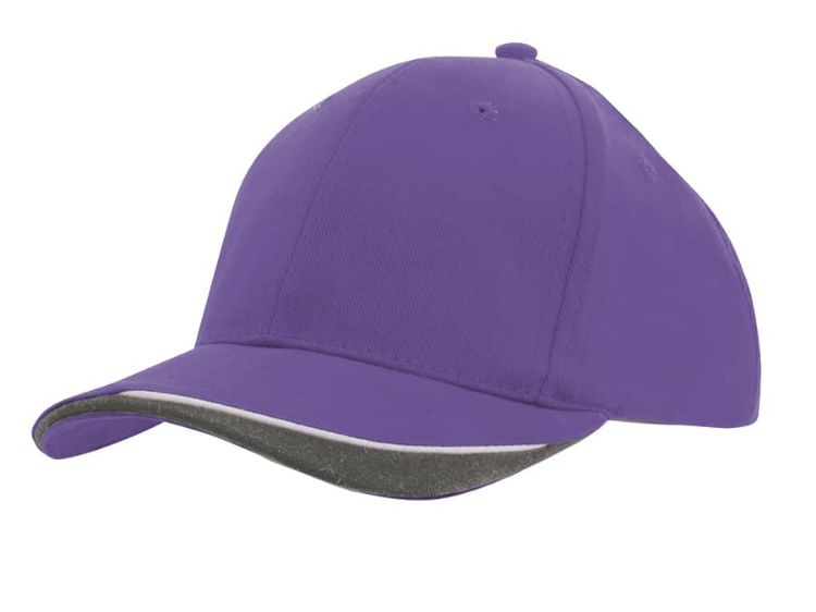 Picture of Brushed Heavy Cotton Cap with Indented Peak