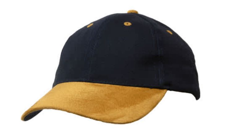 Picture of Brushed Heavy Cotton Cap with Suede Peak
