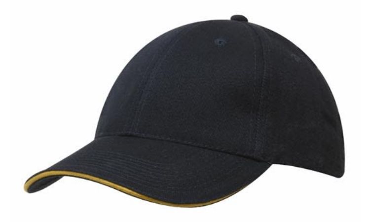 Picture of Brushed Heavy Cotton Cap with Sandwich Trim