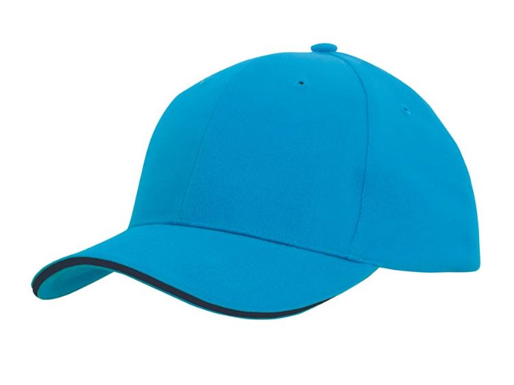 Picture of Brushed Heavy Cotton Cap with Sandwich Trim