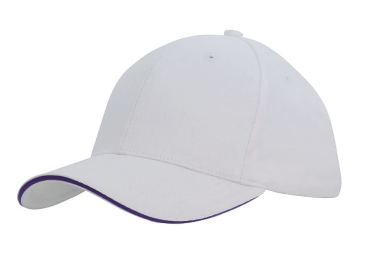 Picture of Brushed Heavy Cotton Cap with Sandwich Trim