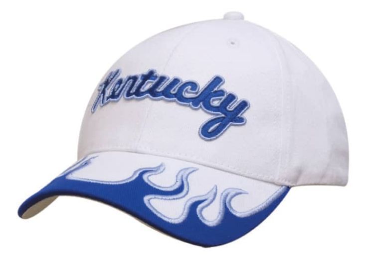 Picture of Brushed Heavy Cotton Cap with Indented Peak Flames