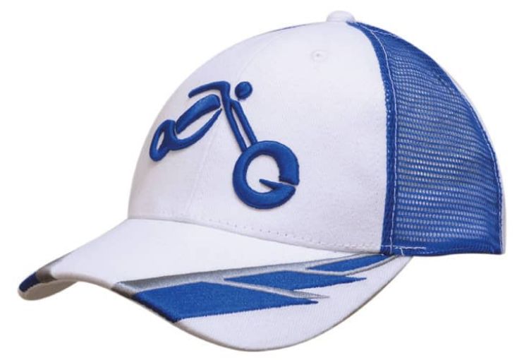 Picture of Brushed Heavy Cotton Cap & Mesh with Embroidery to Peak