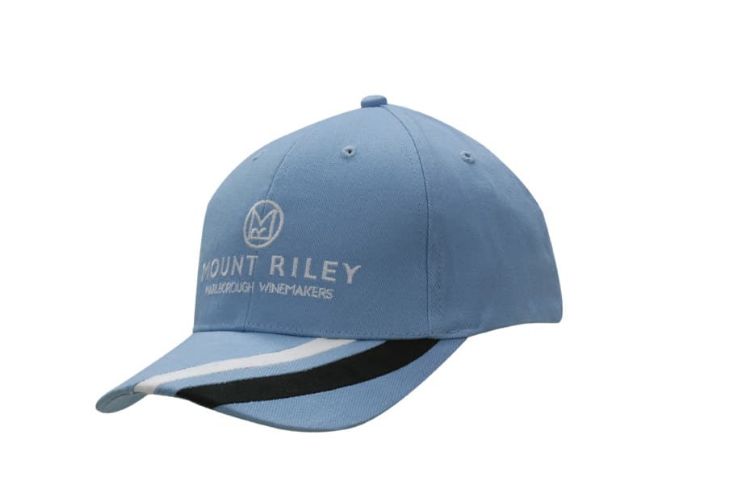 Picture of Brushed Heavy Cotton Cap with Fabric Stripes on Peak