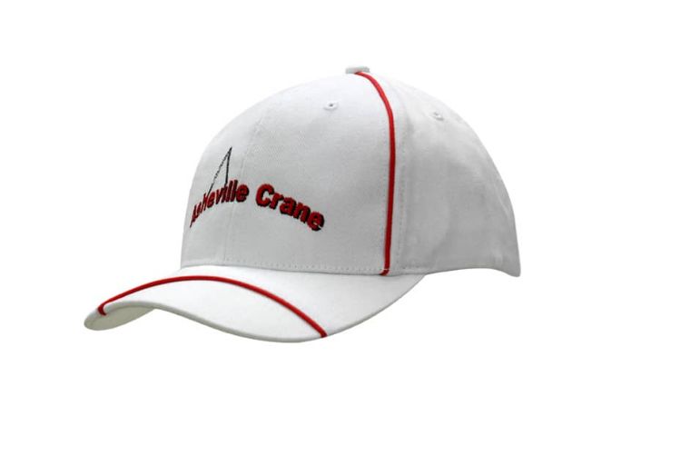 Picture of Brushed Heavy Cotton Cap with Piping on Crown & Peak